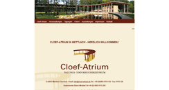 Desktop Screenshot of cloef-atrium.de