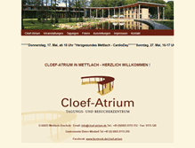 Tablet Screenshot of cloef-atrium.de